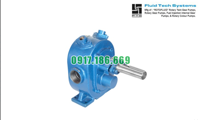 Bơm Bánh Răng Bọc Bitum ROTOFLUID FTDP