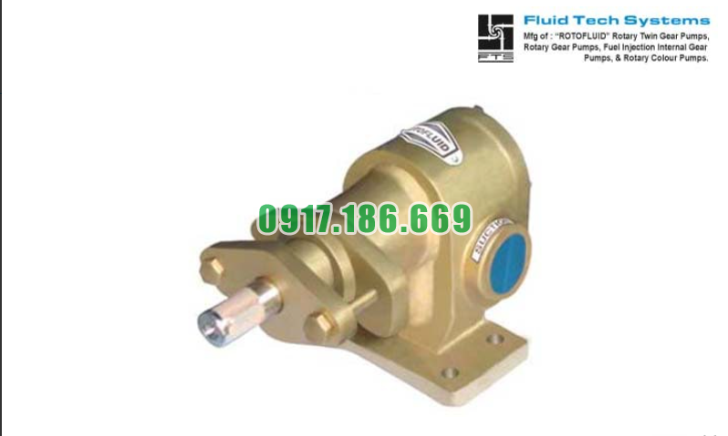 Bơm Bánh Răng Đồng ROTOFLUID FTGM
