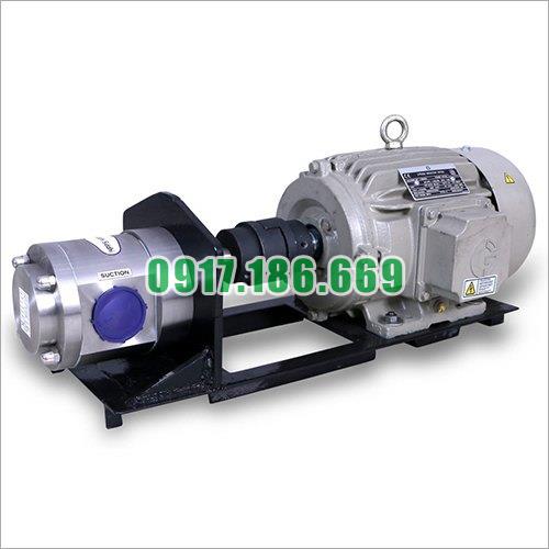 Bơm bánh răng inox 316 chịu được hoá chất 3m3/h KIHS100