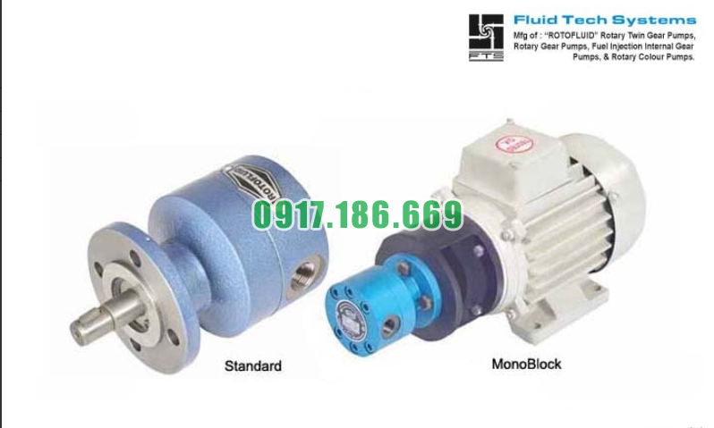 Bơm Bánh Răng Mini ROTOFLUID FTMP-1