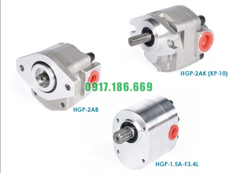 Bơm Bánh Răng Thủy Lực HGP-2AK-F7(R/L)[KP10-11(C/A)]