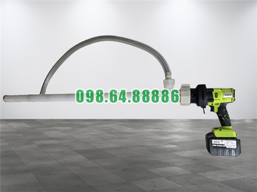 Bơm hút dung dịch chất tẩy rửa vỏ nhựa cầm tay 750w động cơ pin lithium