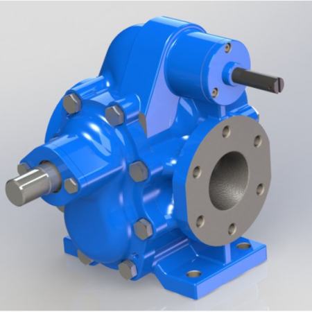 Máy bơm bánh răng 18m3, bơm dùng động cơ 5,5kw mã KCB 300