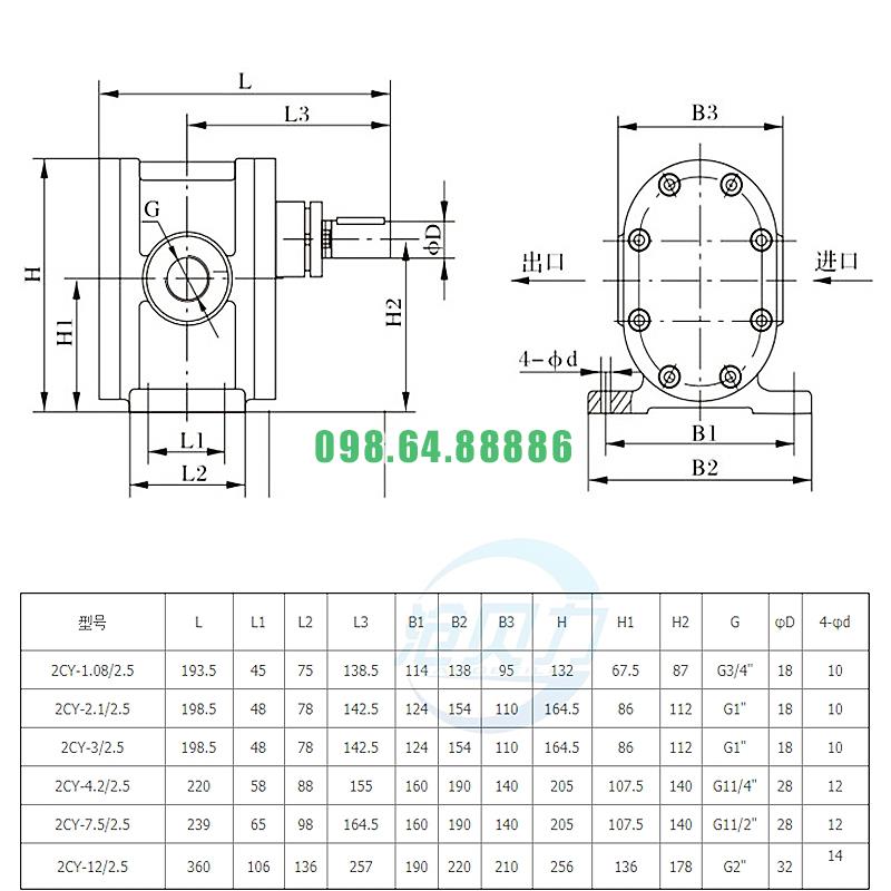 kich-thuoc-bat-lo-cua-bom-banh-rang-2cy3-25-nhu-nao