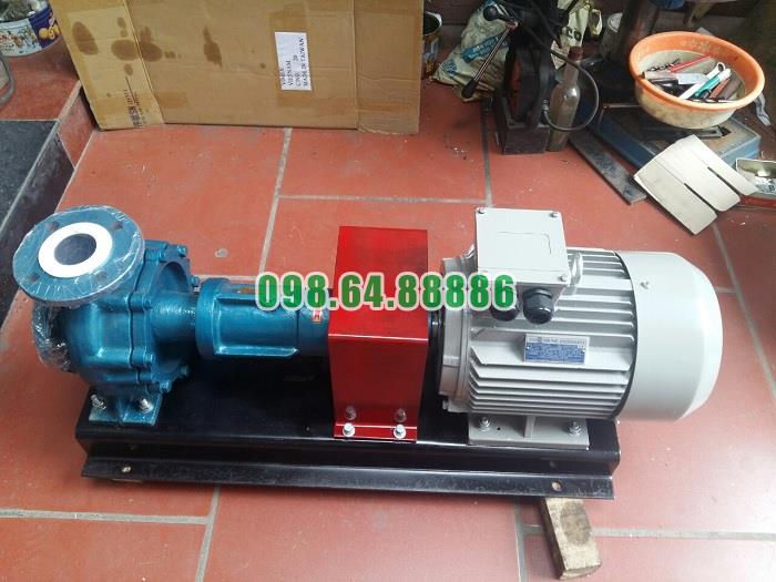Bơm dầu truyền nhiệt RY80-50-250 cột áp 72 m, lưu lượng 60 m3/h, công suất 22 kW