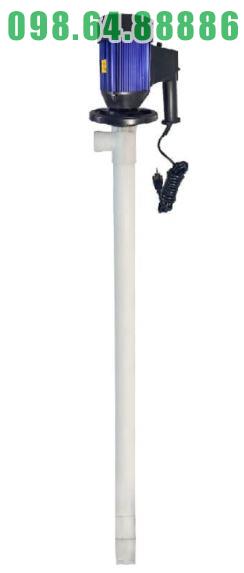 Bơm thùng phuy hóa chất chuyên dụng cho xưởng mạ, xi, đánh bóng kim loại model JDT-600W